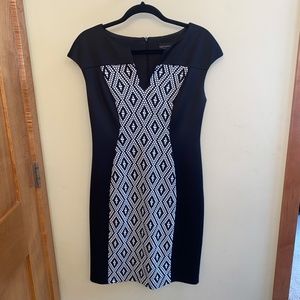 Connected apparel black dress